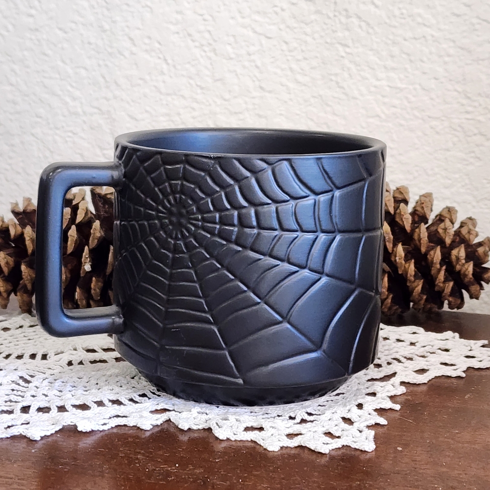 Black Spiderweb Mug